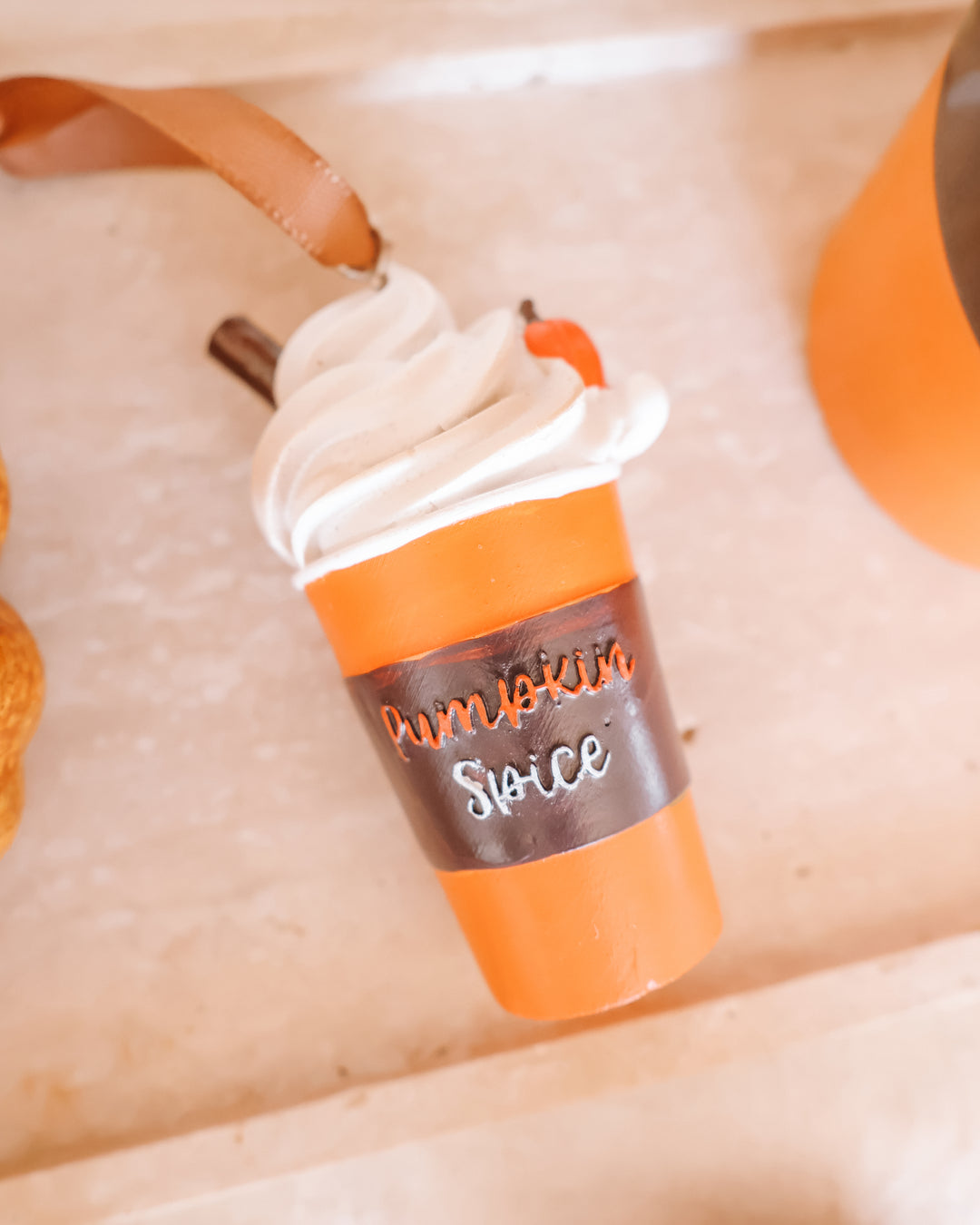 Pumpkin Spice Latte Hanging Ornament