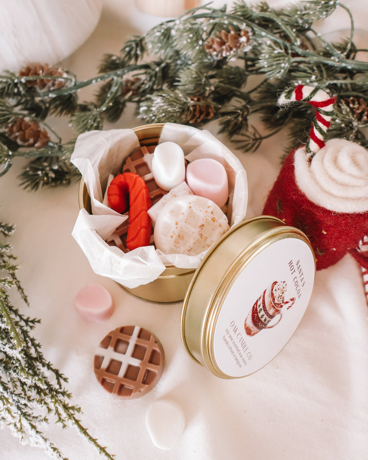 Santa’s Hot Cocoa Tin Jar Wax Melts