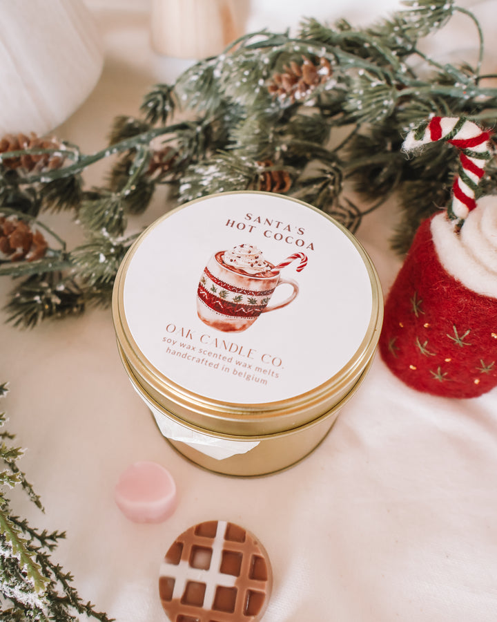 Santa’s Hot Cocoa Tin Jar Wax Melts