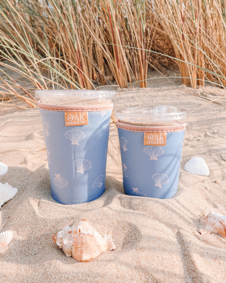 Seashell Breeze Iced Coffee Drink Sleeve