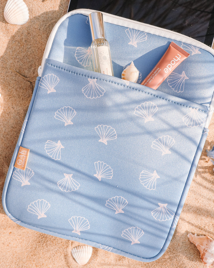 Seashell Breeze iPad & Book Sleeve