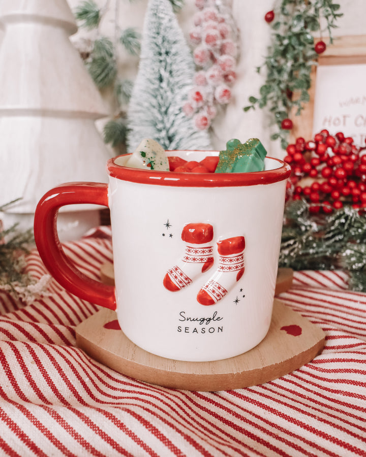 Snuggle Season Coffee Mug Candle