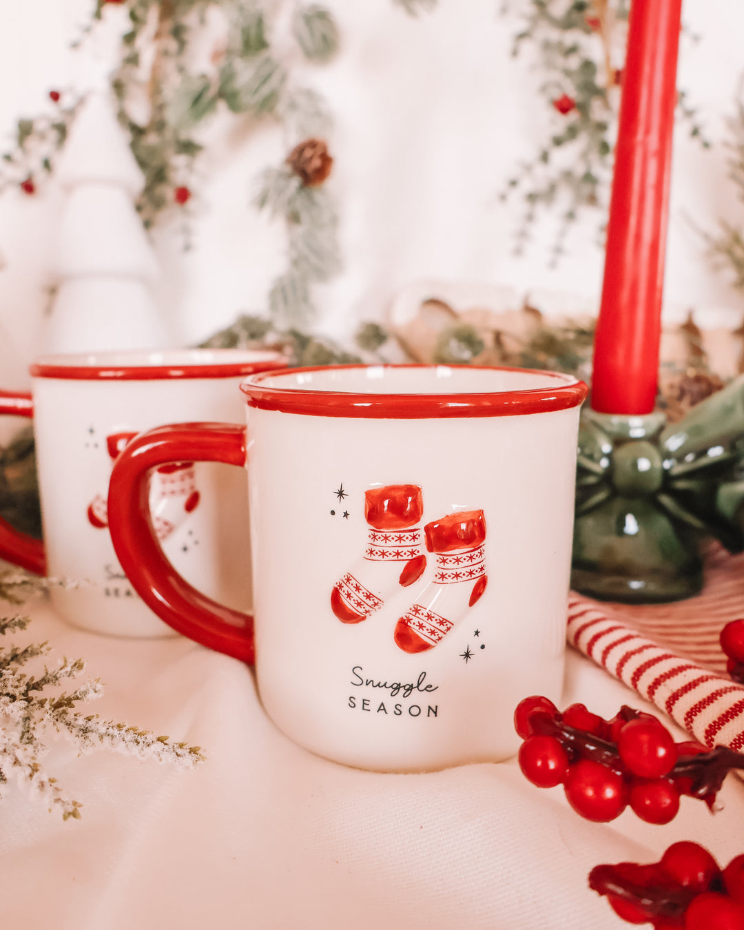 Snuggle Season Coffee Mug Candle