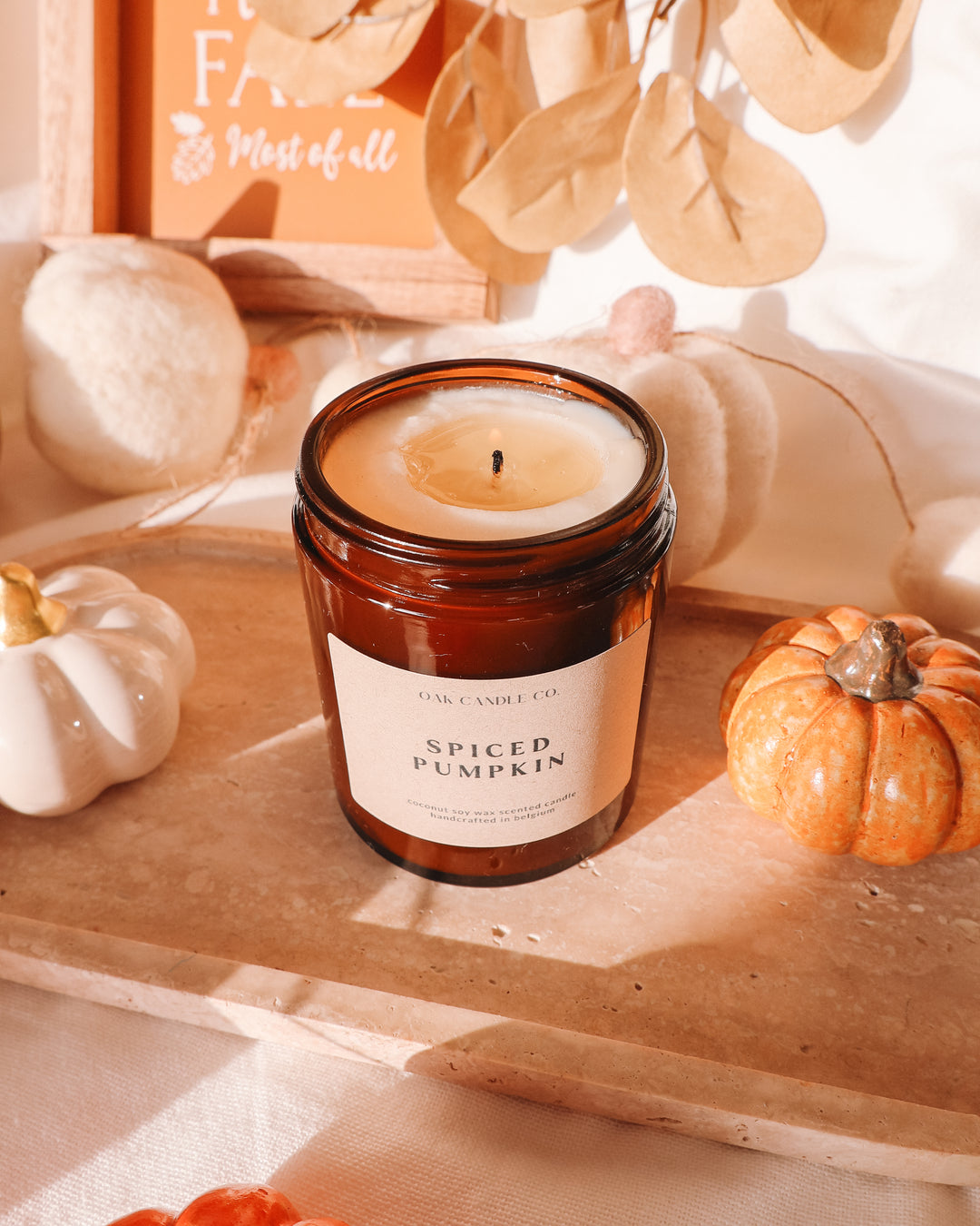 Spiced Pumpkin Amber Jar Candle