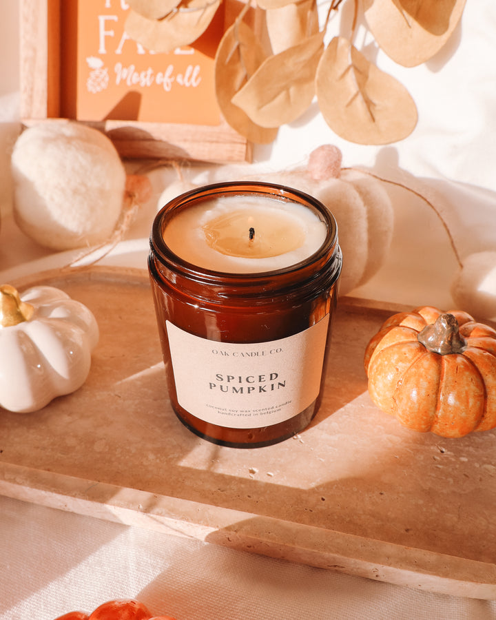 Spiced Pumpkin Amber Jar Candle
