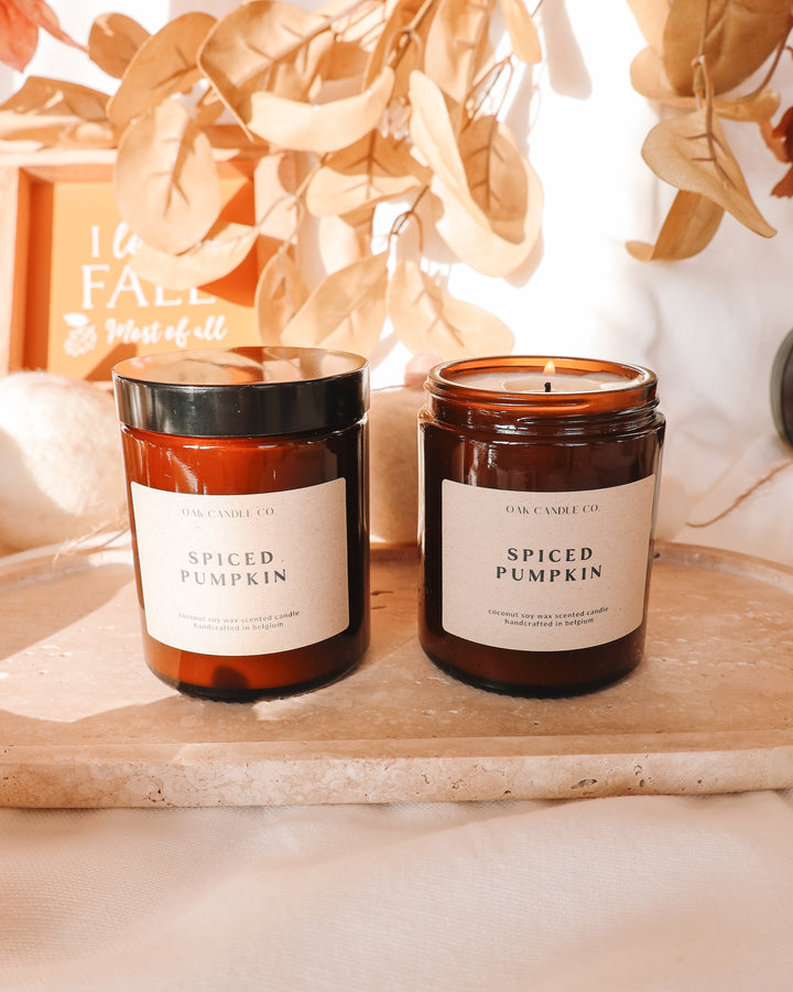 Spiced Pumpkin Amber Jar Candle