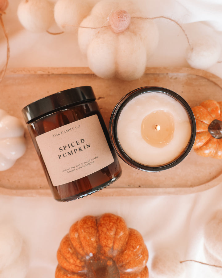 Spiced Pumpkin Amber Jar Candle