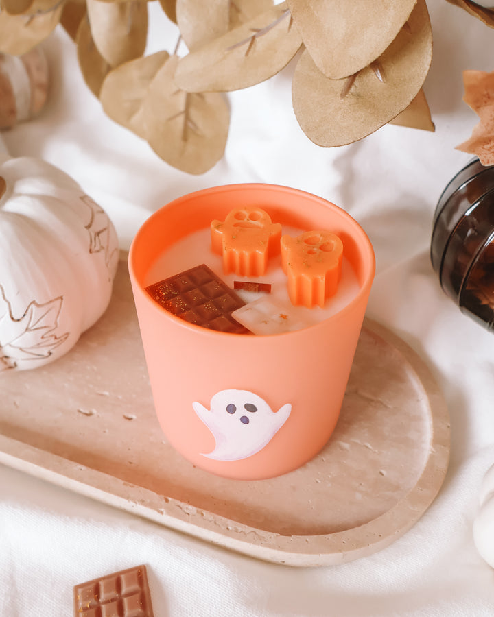 Spooky Season Ghost Candle