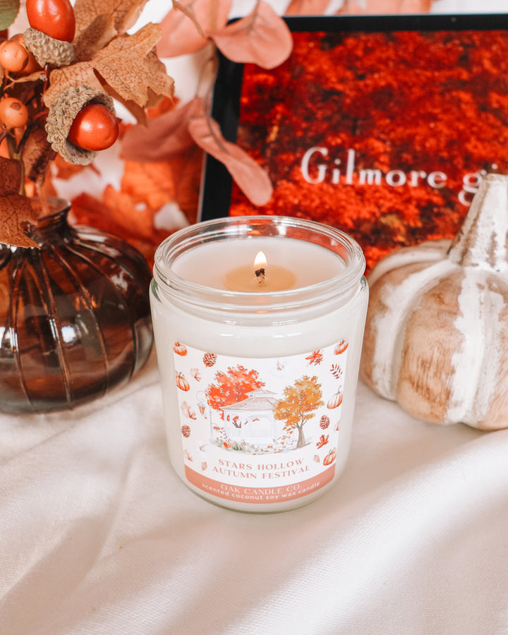 Stars Hollow Autumn Festival Gilmore Girls Candle