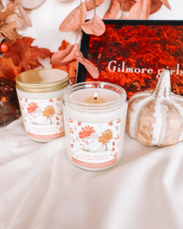 Stars Hollow Autumn Festival Gilmore Girls Candle