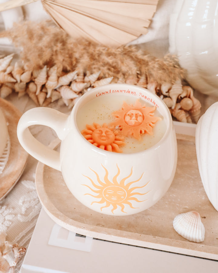Sunshine Coffee Mug Candle