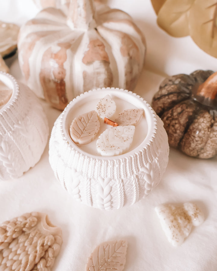 Sweater Weather Cable Knit Candle