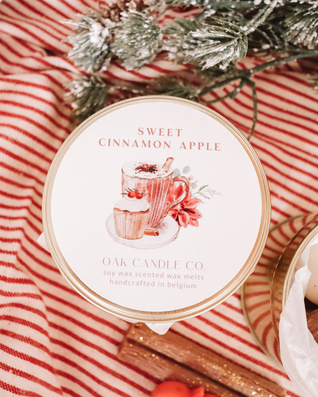 Sweet Cinnamon Apple Tin Jar Wax Melts