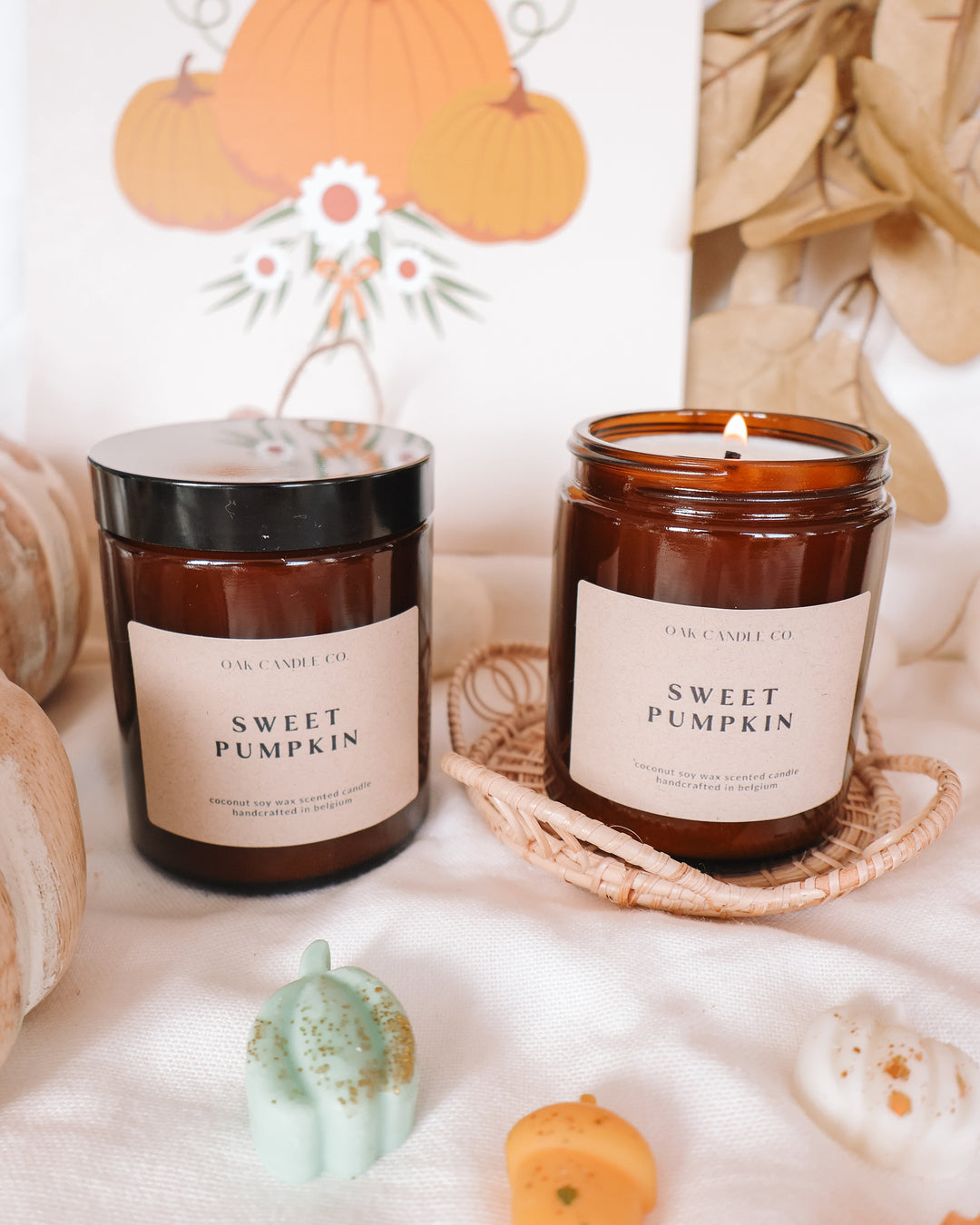 Sweet Pumpkin Amber Jar Candle