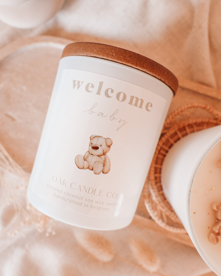 Welcome Baby Candle