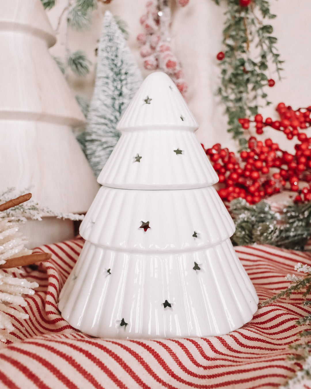 White Christmas Tree Wax Melter