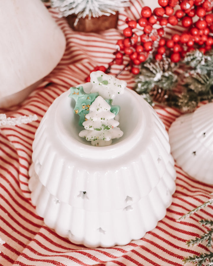 White Christmas Tree Wax Melter