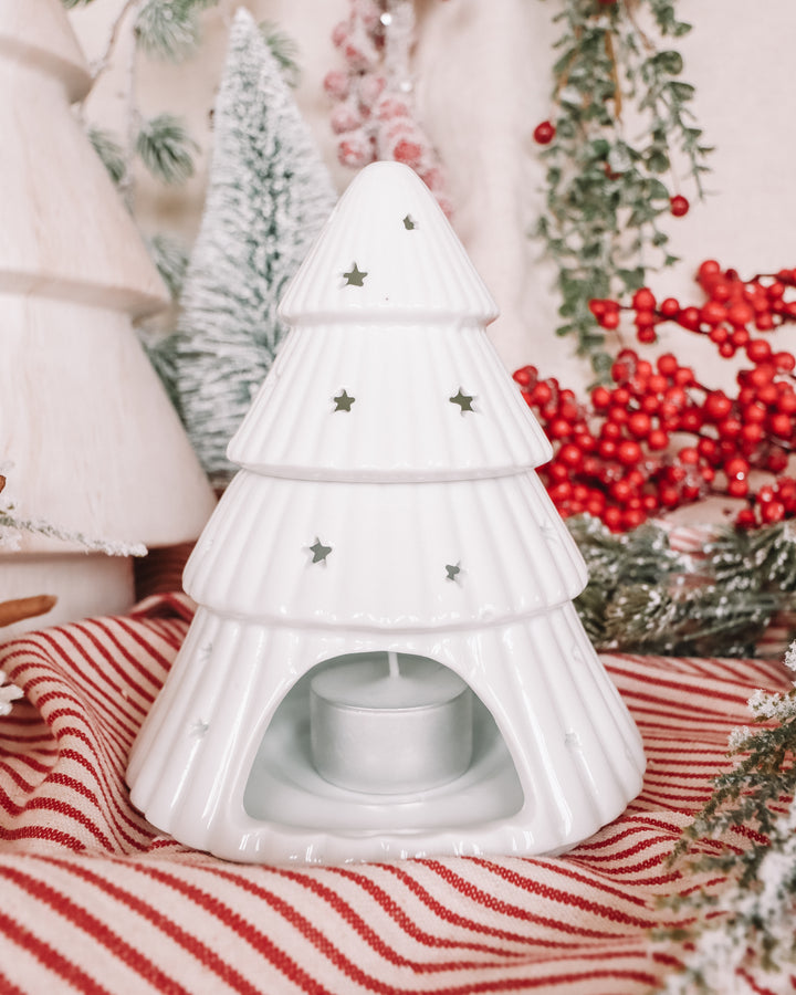 White Christmas Tree Wax Melter