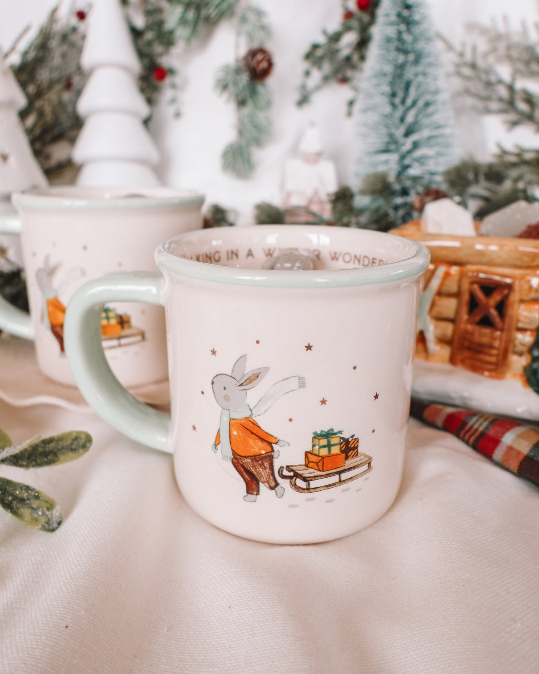 Winter Wonderland Coffee Mug Candle