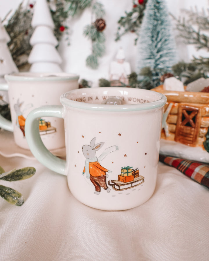 Winter Wonderland Coffee Mug Candle