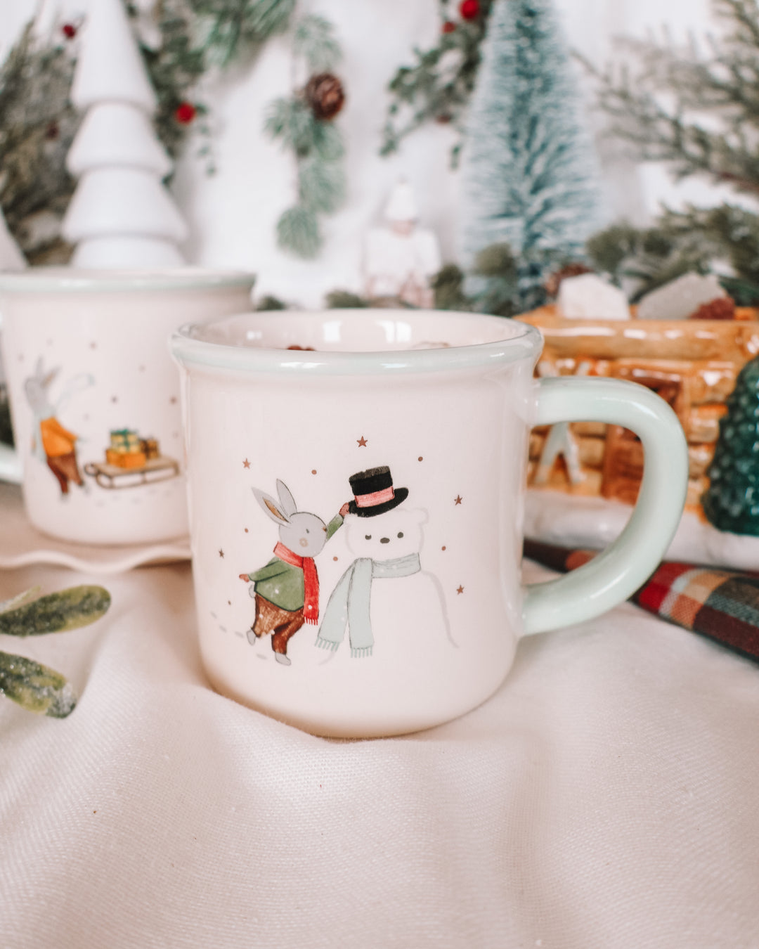 Winter Wonderland Coffee Mug Candle