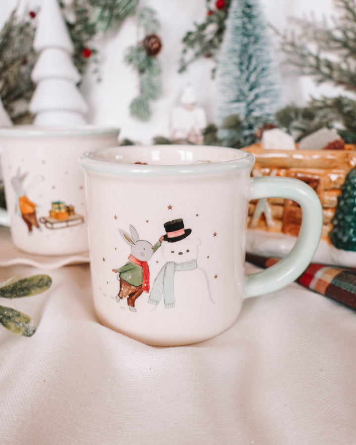 Winter Wonderland Coffee Mug Candle