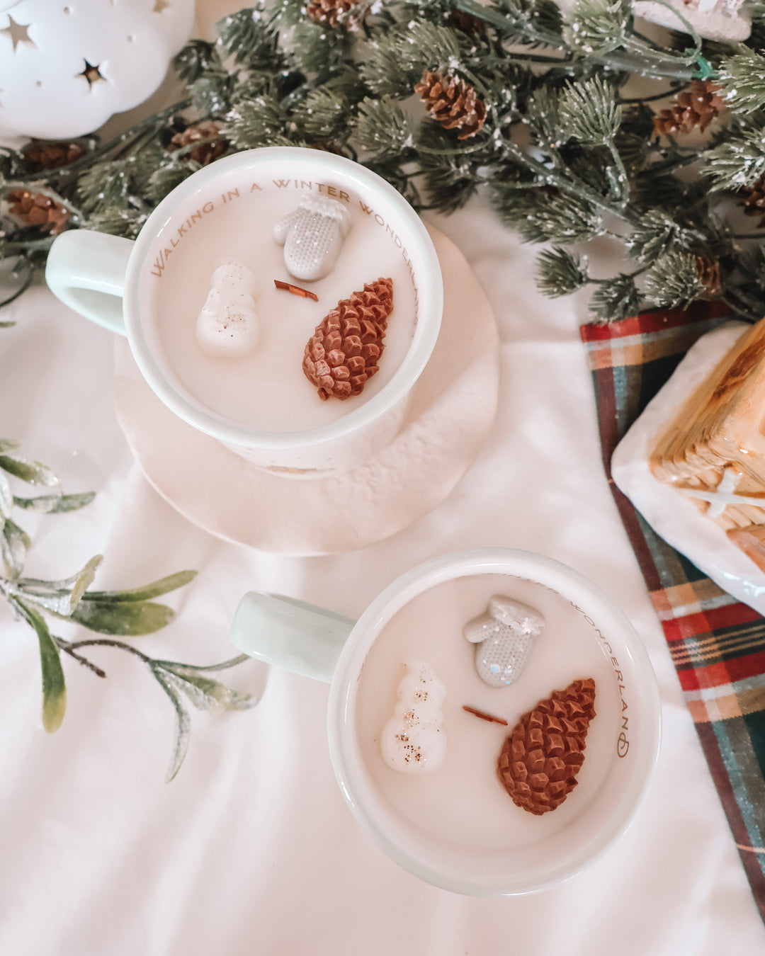 Winter Wonderland Coffee Mug Candle