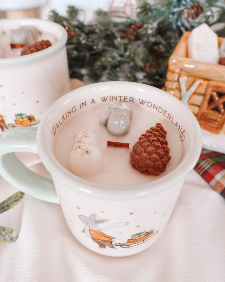 Winter Wonderland Coffee Mug Candle