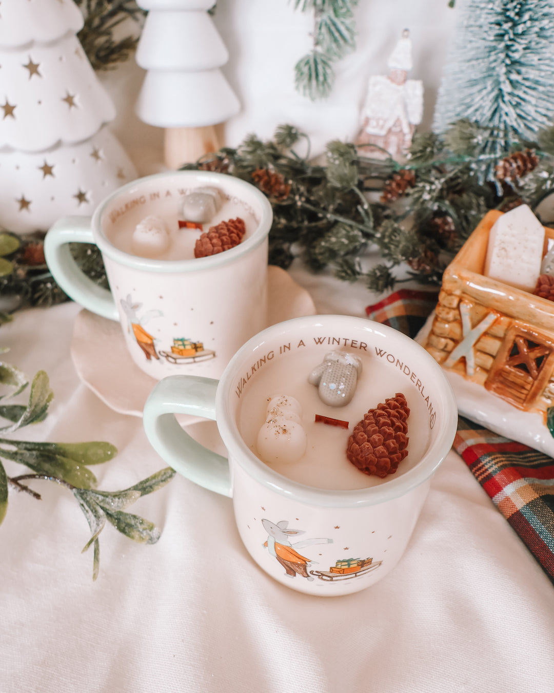 Winter Wonderland Coffee Mug Candle