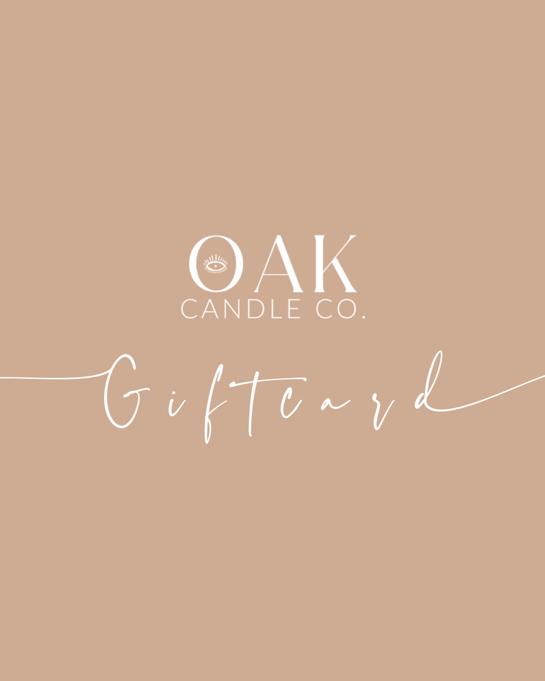 Oak Candle Co. Cadeaubon